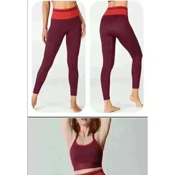 Fabletics High Rise Seamless Leggings Black SZ SMALL Workout Gym Fit‎ Yoga - Picture 2 of 5